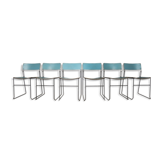 6 Sultana living room chairs by Arrben, Italy, 1970