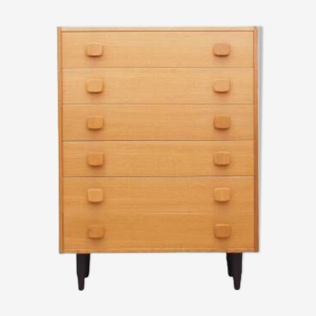 Ash chest of drawers, Danish design, 1970s, production: Denmark