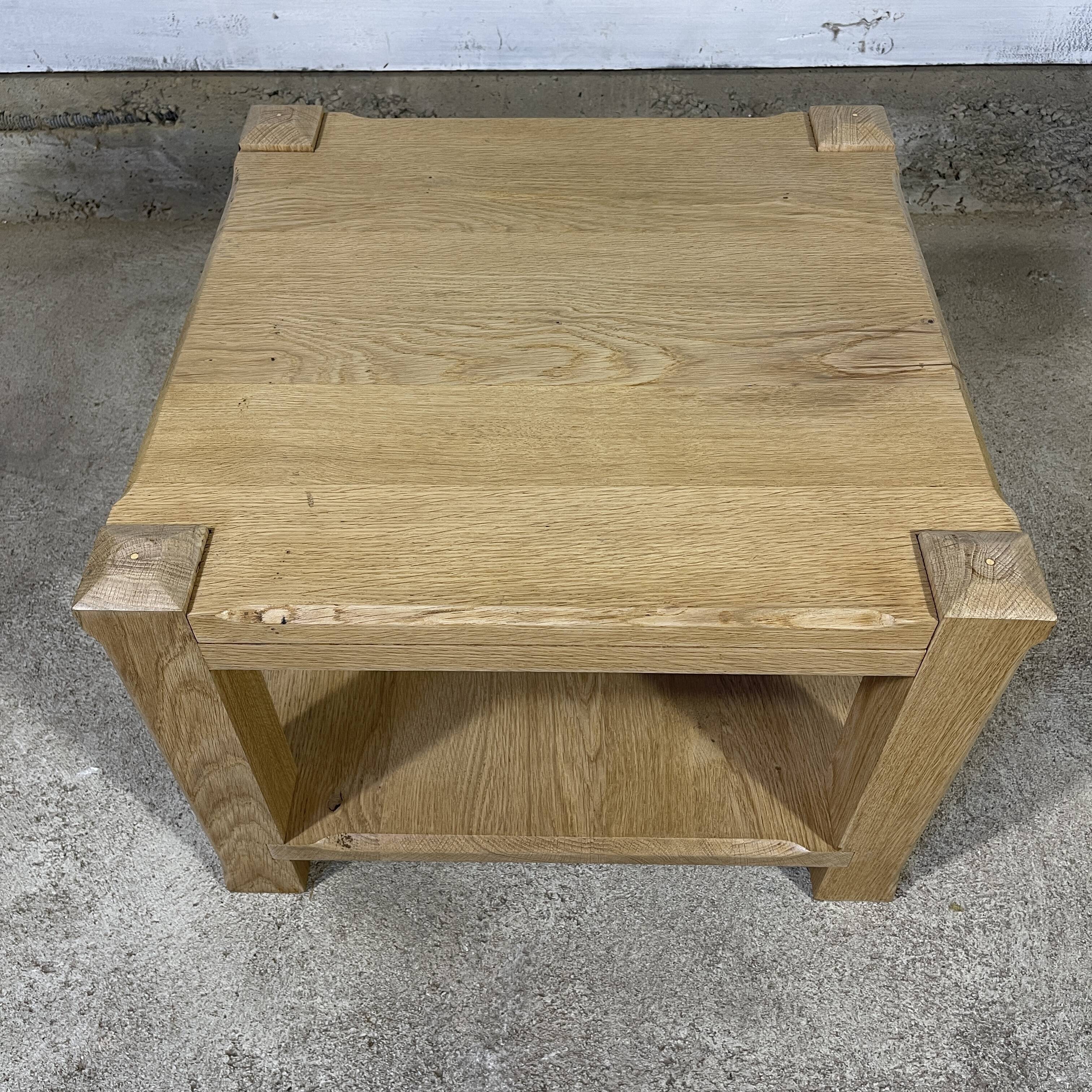 Oak coffee table