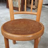 Old small Fischel children's chair, Colombine decor