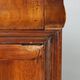 Antique Louis-Philippe bedside tables in walnut and fir, Italy, 19th century.