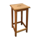 Mid-high geometric wood tab