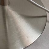Contemporary metal and glass desk lamp