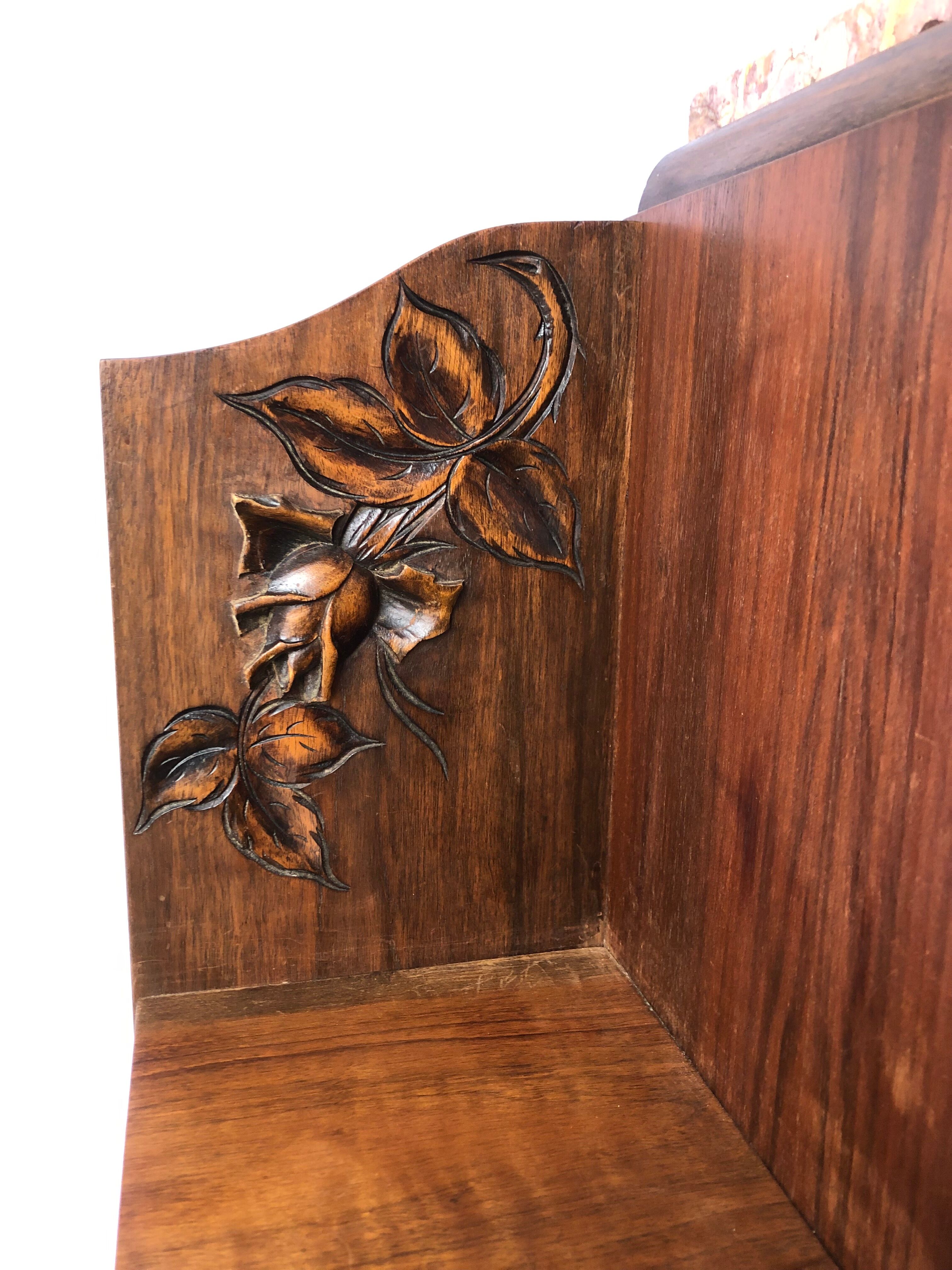 Pair of Art Deco bedside furniture