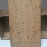 Wooden box chocolat poulain