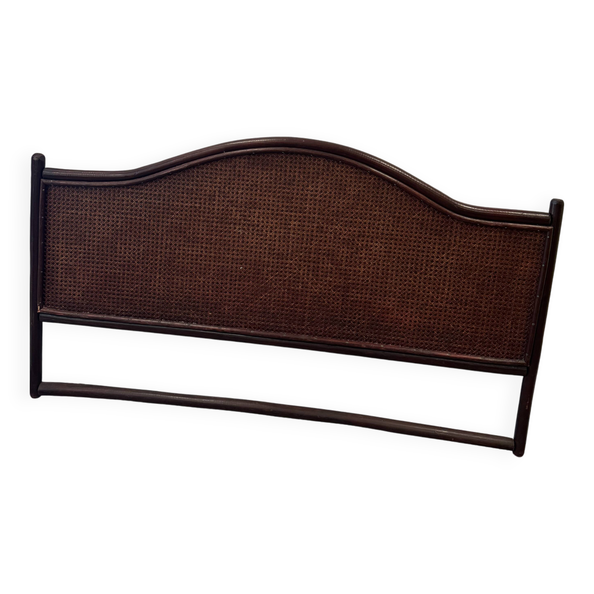 Rattan headboard