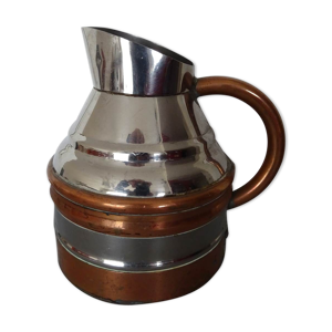 Carafe pichet de bistrot en métal