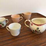 Gien coffee service from the 1930s
