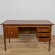 Mid-Century Freestanding Teak Desk, Denmark, 1960s