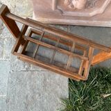 Porte bouteille en bois ancien