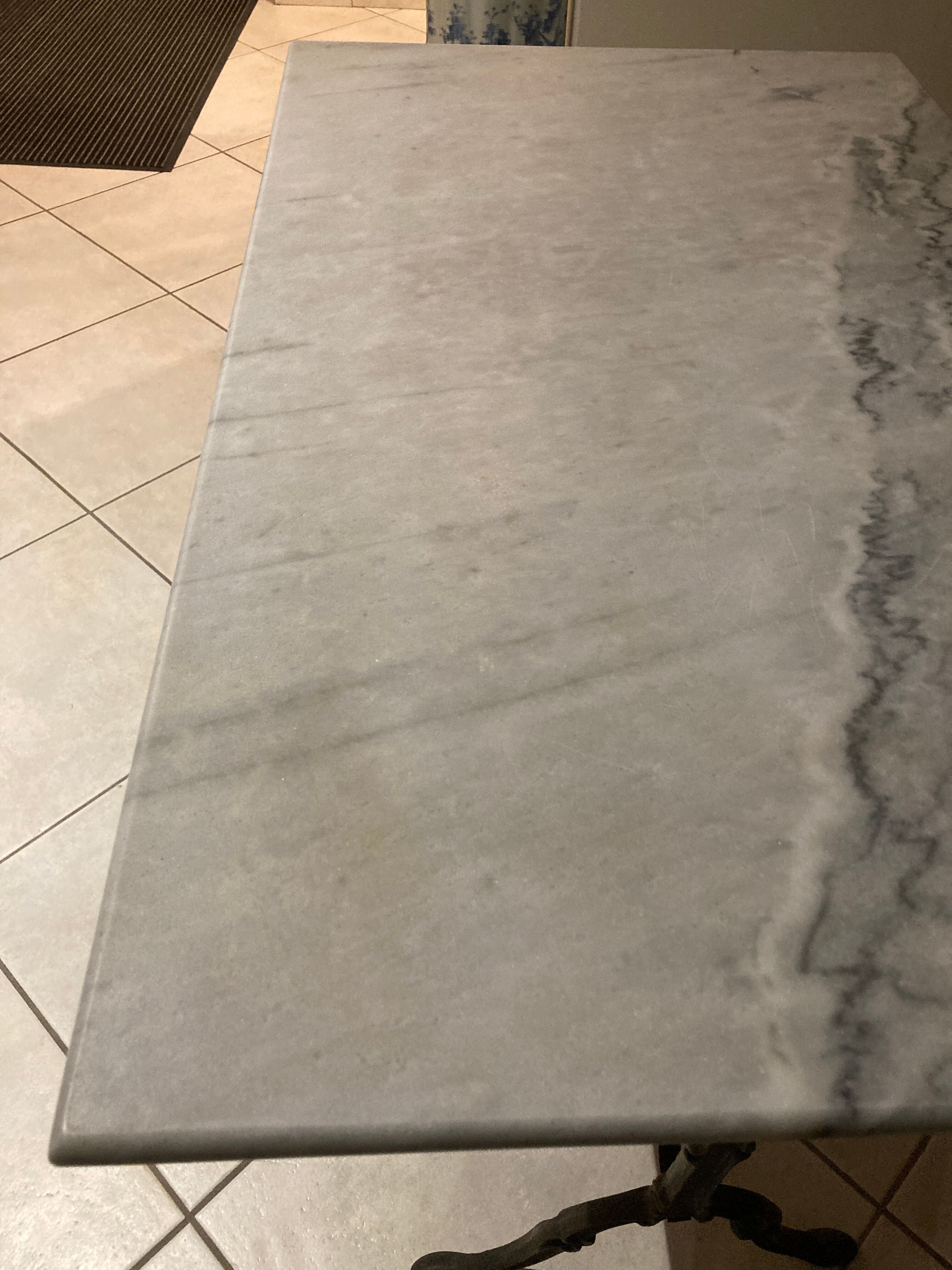Marble bistro table
