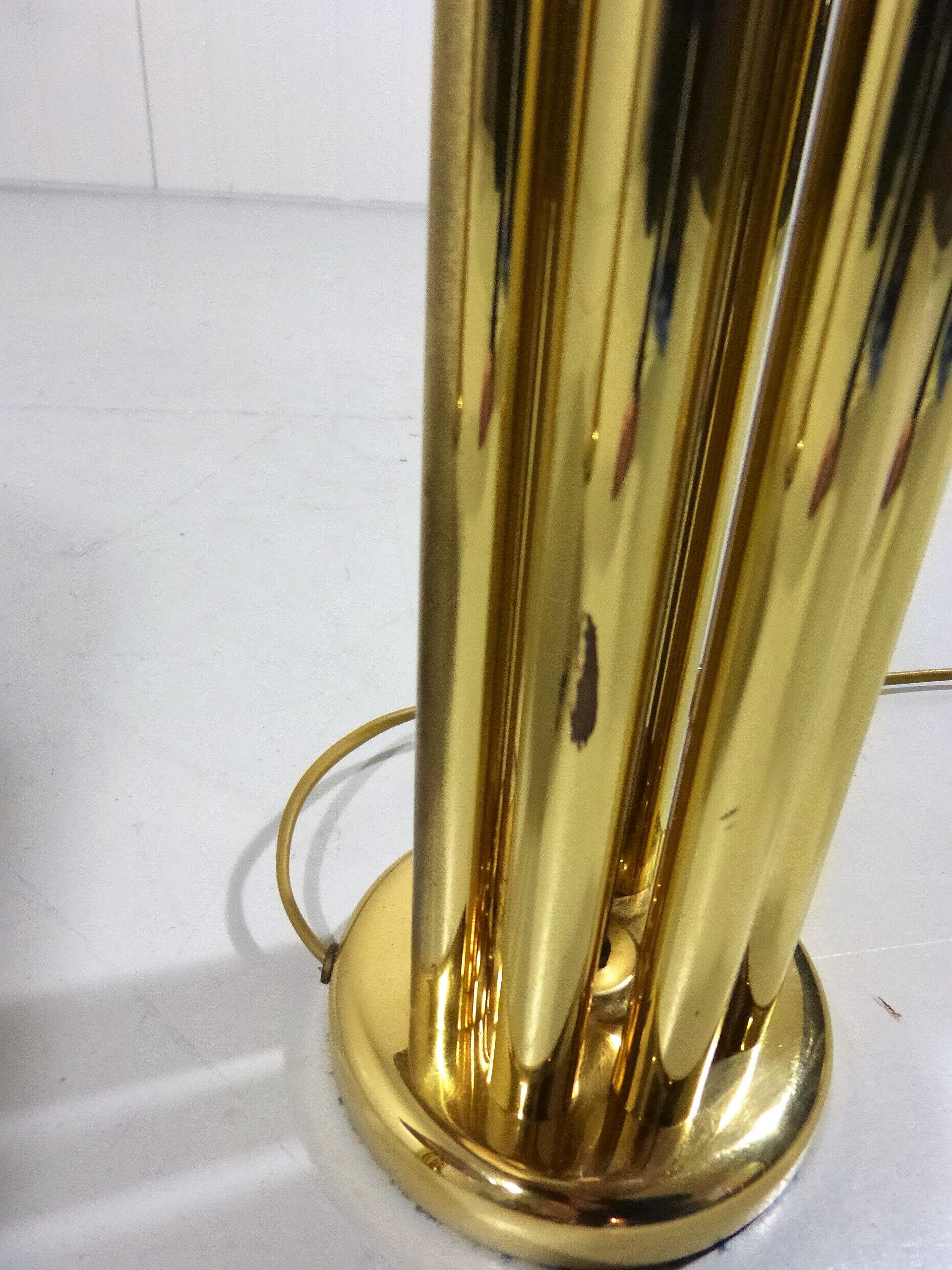 Brass table lamps, set of 2, 1960’s