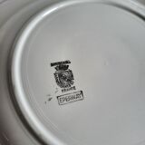 Large round serving platter sarreguemines, epernay model