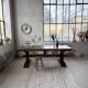 Table de monastère XXL en chêne, 19ème s.