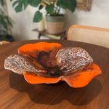 Pocket tray vintage flower shape Vallauris