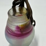 Miniature blown glass vase, Vasile Tubi Vadan, Romania