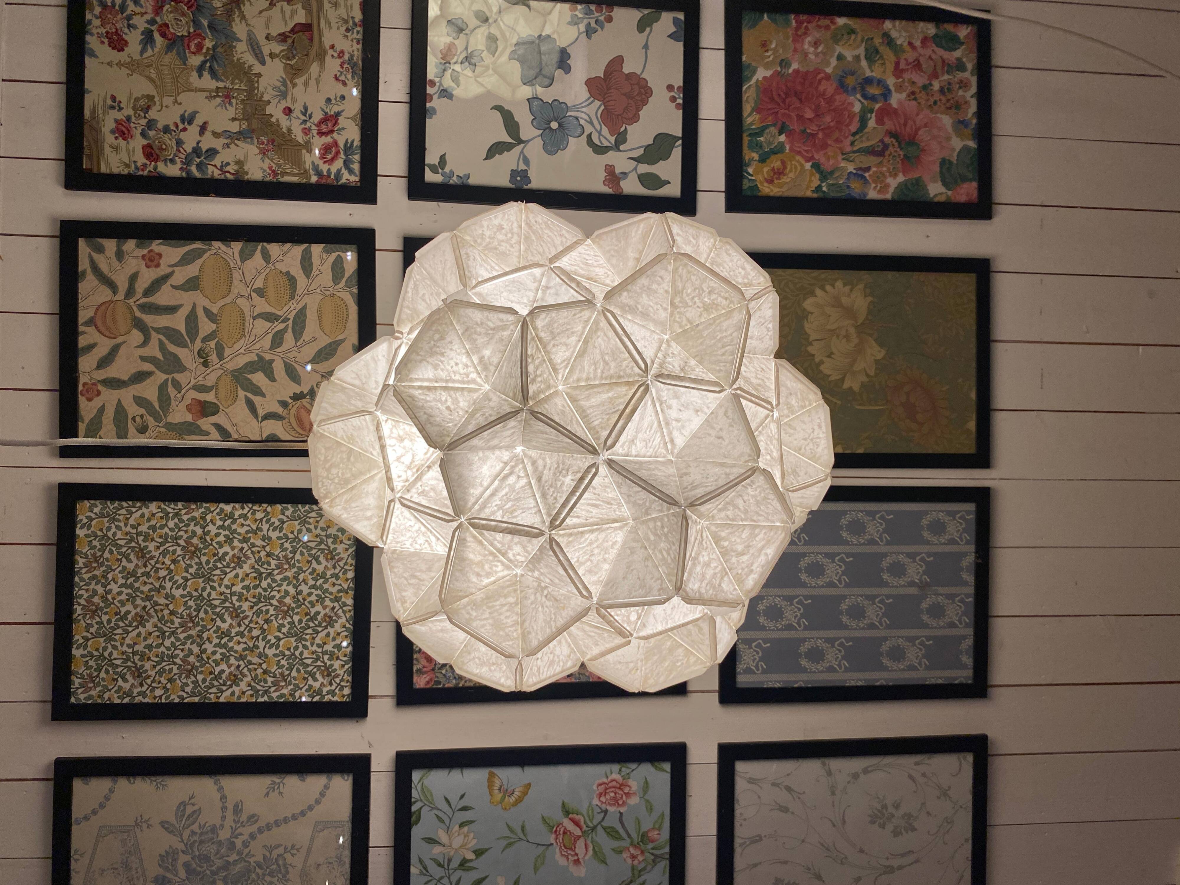 The Moona, Artisan Paper Light Sculpture by Jakob Uhlin for By Republiken