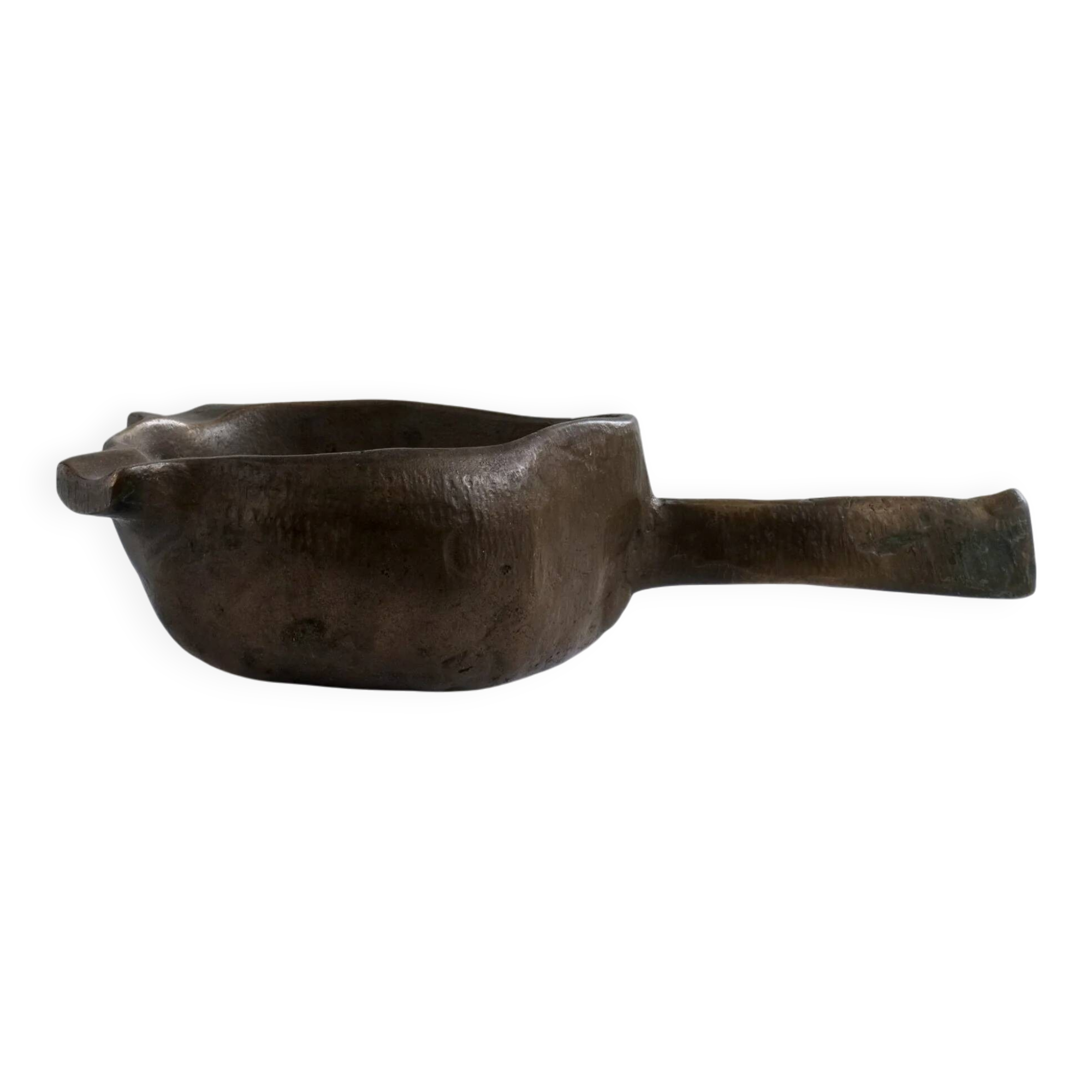 Brutalist bronze ashtray bowl | Germany | 1970s