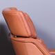 Leather and rosewood chairs and Ottoman by Werner Langenfled Denmark 1960s