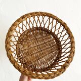 Duo of wicker baskets