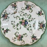 Pair of dish forming pendant, signed capodimonte diameter 31 cm