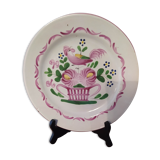 Assiette ancienne luneville