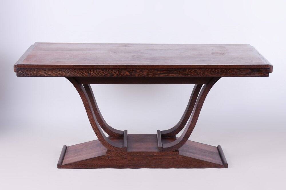 Art Deco Folding Table in Wengé, France, 1920s