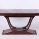 Art Deco Folding Table in Wengé, France, 1920s