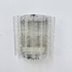 Mid-century glass tube Doria Leuchten wall lamp / sconce, 1970s