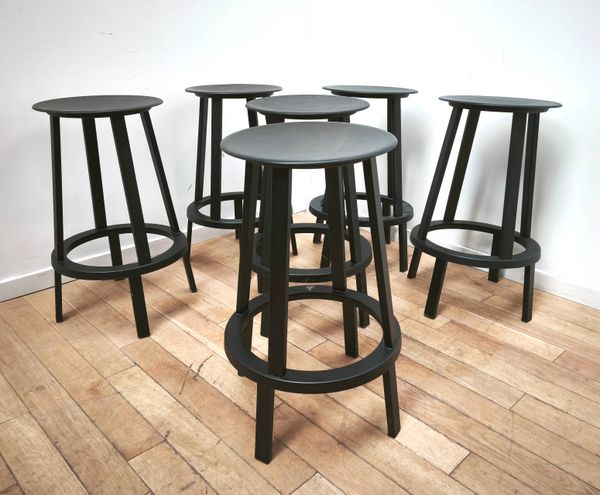 Suite de 6 tabourets Revolver, Hay