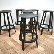 Set of 6 Revolver stools, Hay