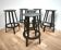 Suite de 6 tabourets Revolver, Hay