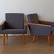Fauteuils modernes du milieu du siècle 1970. Ensemble de 2.