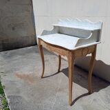 Toilet table, marble top