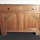 Art deco buffet on marble