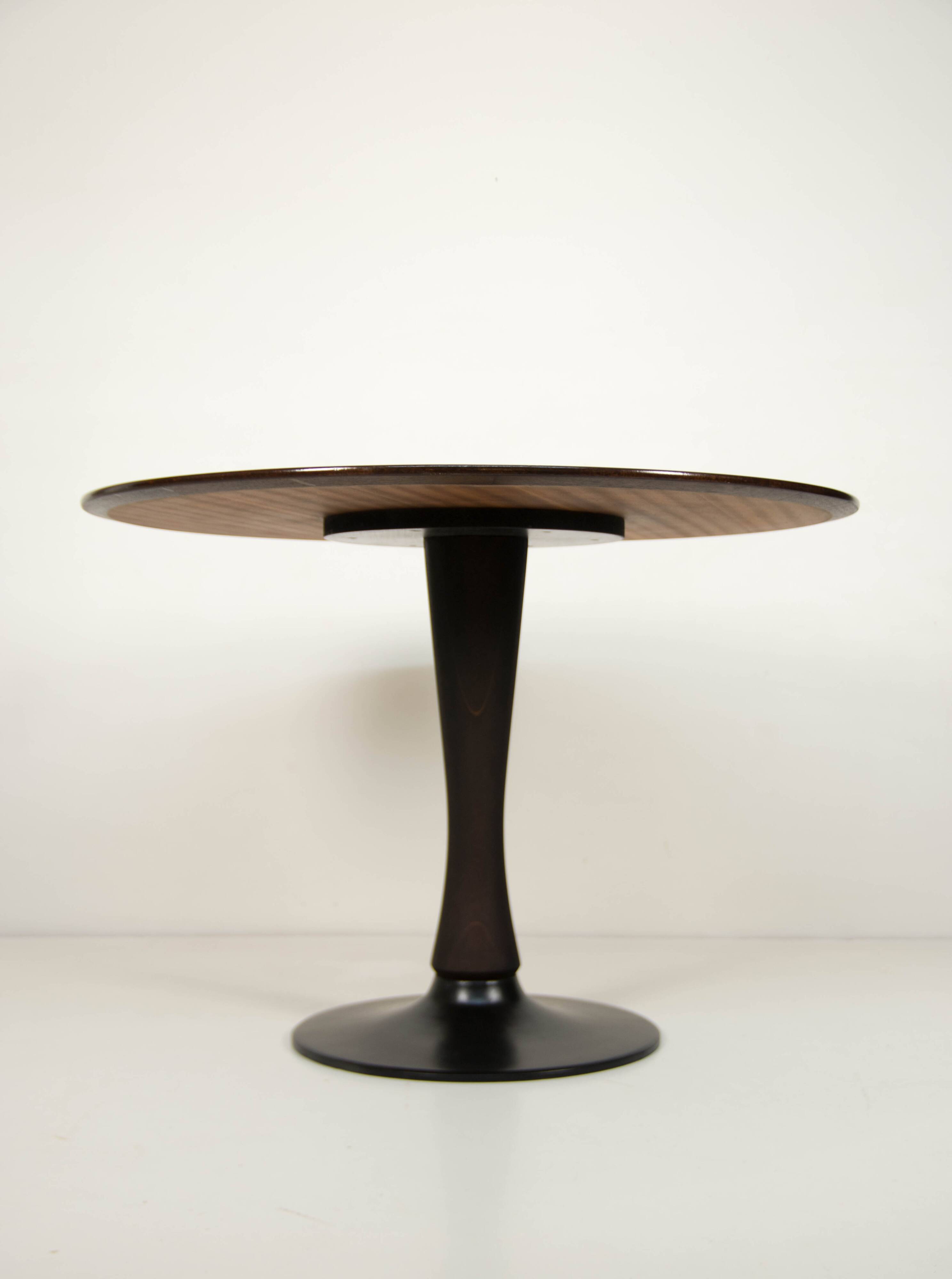 Mid-Century Pedestal Table by Dřevotvar Jablonné, 1960s, Restored