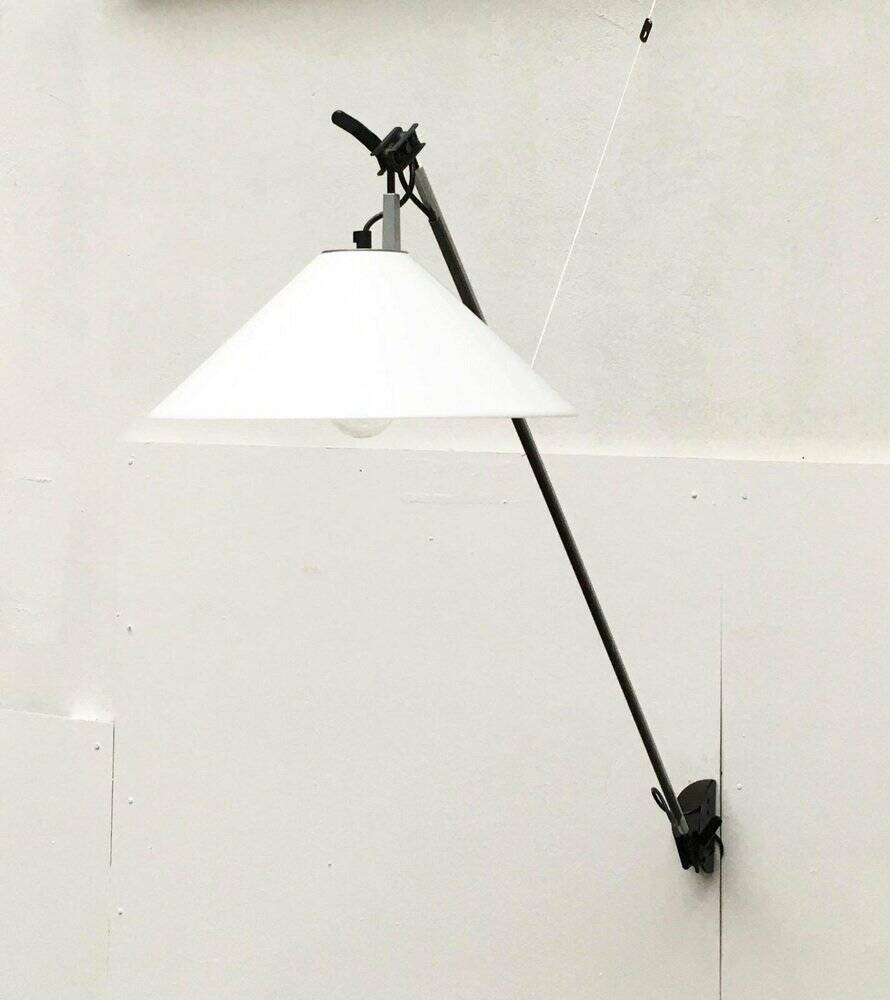 Postmodern Italian wall lamp Aggregato Braccio by Enzo Mari & Giancarlo Fassina for Artemide, 1970s