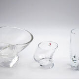 Angelo Mangiarotti for Cristallerie Il Colle 1970s drinking set