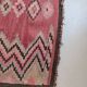 Tapis kilim ancien dans des tons rose