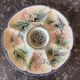 Antique oyster plate in majolica barbotine - Wasmuël Belgium,