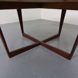 Danish Octagonal Teak Coffee Table, 1960s