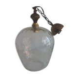 Lustre laiton en verre