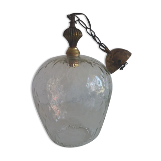 Lustre laiton en verre