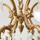 Louis XV style chandelier in gilded bronze with 6 light arms.