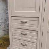 Beige art deco wardrobe