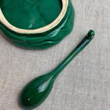Vallauris ceramic dish and spoon