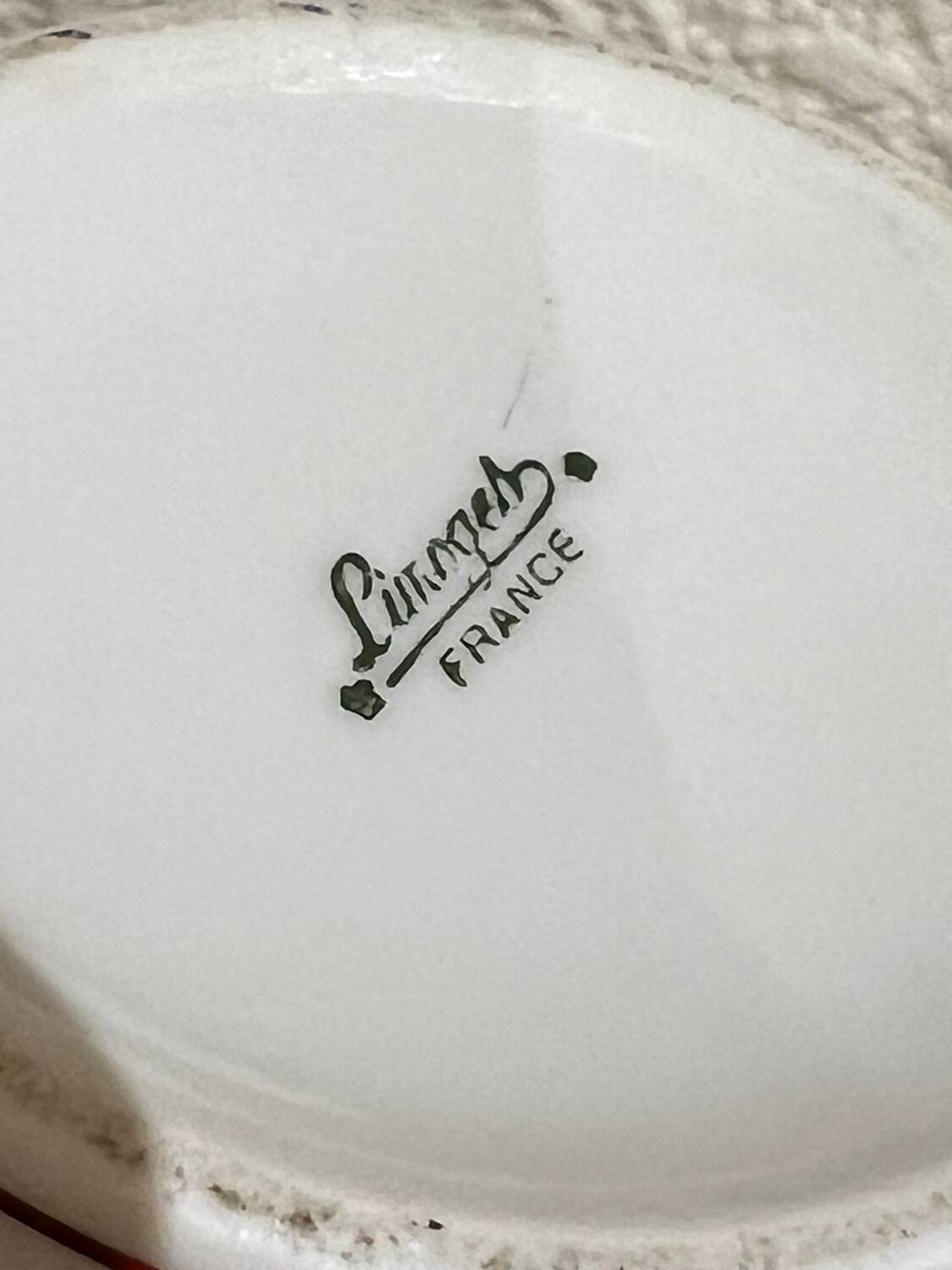 Limoges porcelain coffee service for 6 people