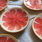 Pink grapefruit plate 20 cm