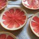 Assiette pamplemousse rose 20 cm