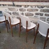 Lot 4 chairs Pegase Baumann vintage
